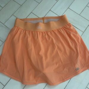 Alo Match Point Skirt cantaloupe